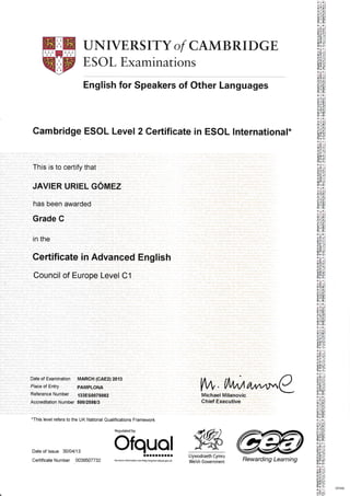 WHAT IS A CAE CERTIFICATE visual data 6